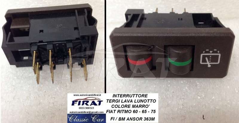 INTERRUTTORE TERGILUNOTTO FIAT RITMO MARRONE